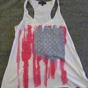 Weavers American Flag tank top